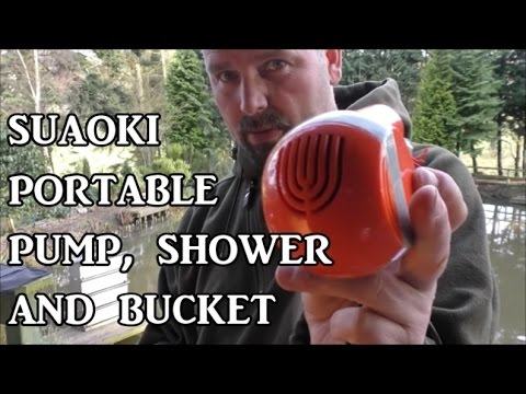 Suaoki Portable Water Pump 2200 mAh Rechargeable with Sprinkler Shower Head  /(1