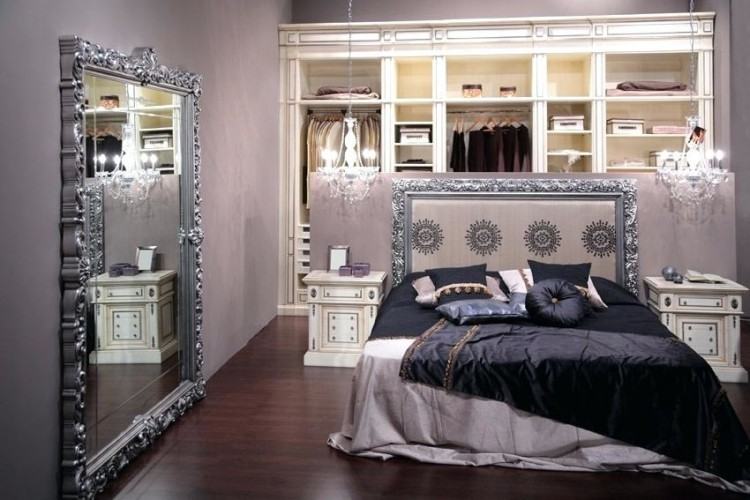 black silver bedroom home decor