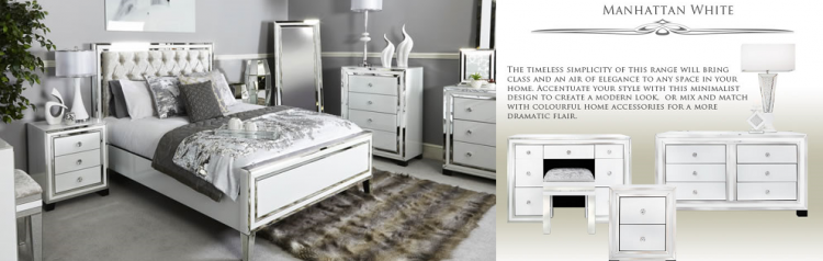 The fabulous Manhattan bedroom furniture range