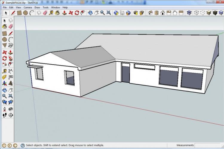 SketchUp has an intuitive interface and needed options to start with, so one  is not overwhelmed by possibilities