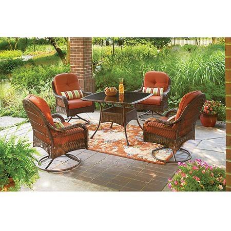 Gorgeous Outdoor Dining Sets For 4 Home Styles Stone Harbor 5 Piece  Round Patio Dining Set