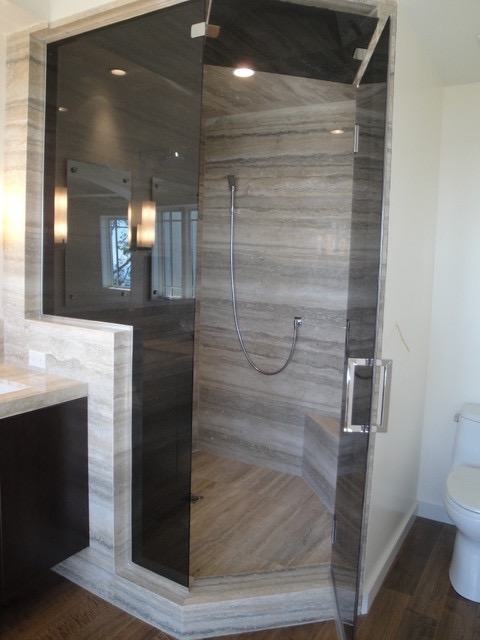 tile color green grey bathroom traditional with aloe bath towels jeff lewis  mosaic