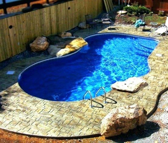 small pools for small backyards | Modern Backyard Design Small Backyard  Swimming Pool Lounge Enclose