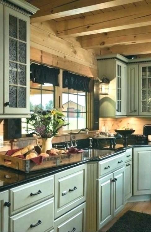 Creative of Cabin Remodel Ideas Log Cabin Kitchen Cabinets Brilliant  Decoration Beautiful Cabin