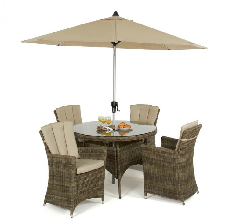 Lifestyle Garden Aruba 4 Seat Outdoor Garden Furniture  Dining SetAlternative Image1