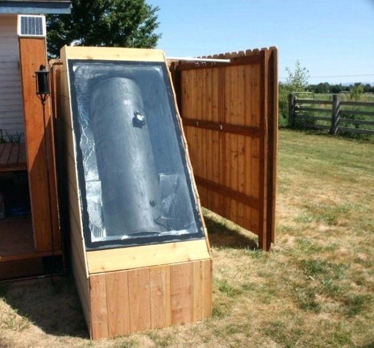outdoor solar shower
