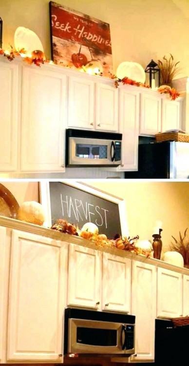 Full Size of Kitchen Decoration:above Kitchen Cabinet Decorative Accents  Should You Decorate Above Kitchen