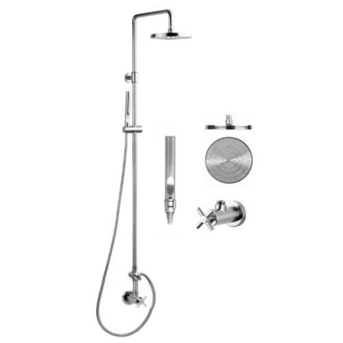 wall mounted outdoor shower