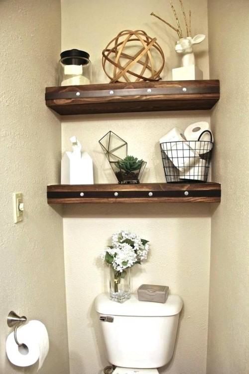 over the toilet shelf ladder shelves for bathroom toilet shelves ideas