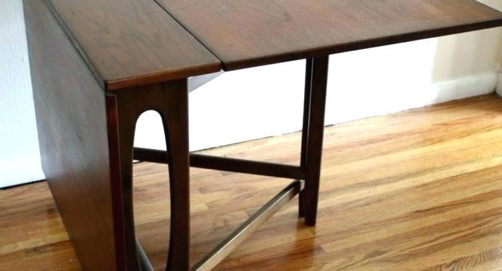 Wonderful Foldable Dining Room Table Minimalist Danish Folding Ked Vintage