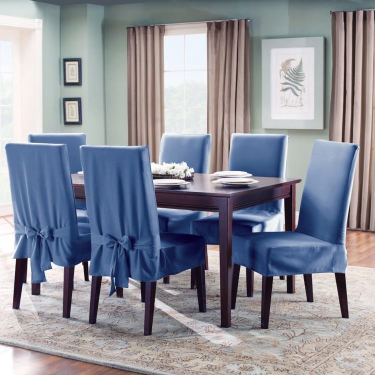 Full Size of White Cotton Dining Room Chair Covers Metal Slipcover Linen  Delectable Sure Blue Kitchen