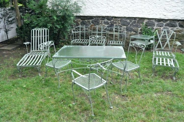 wrought iron vintage patio furniture