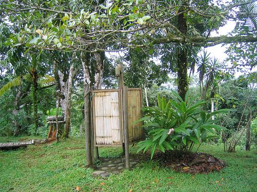 outdoor shower ideas bath enclosure diy plans