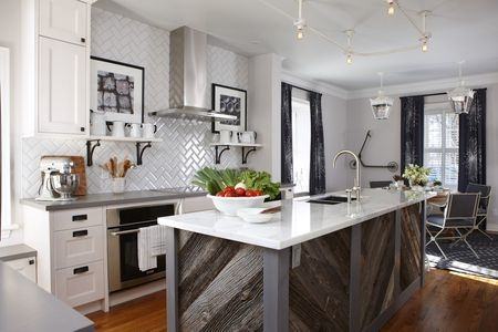 grey kitchen ideas grey and white