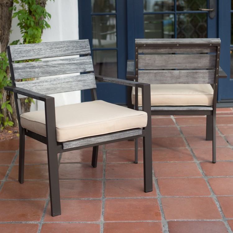 Belham Living Bella All Weather Wicker Patio Dining Chair – Set of 25