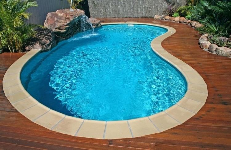 Blue Hawaiian Pools Kidney Shape Design