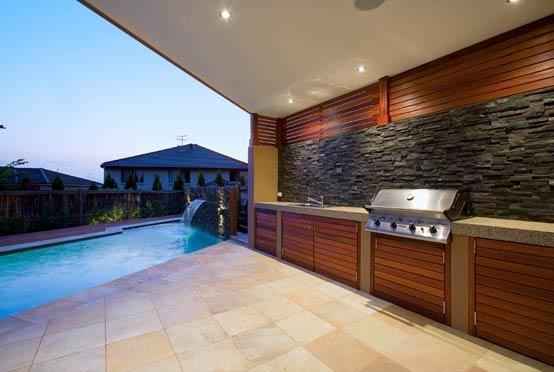 Maybe what you need is a spa with water feature [Design: The Matheson  Team