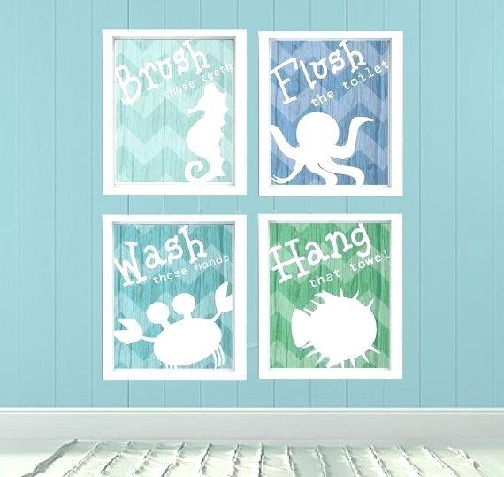 Ocean Bathroom Decor How To Arrange Creative Diy Accessories Plus Sets  Under The Sea Themed