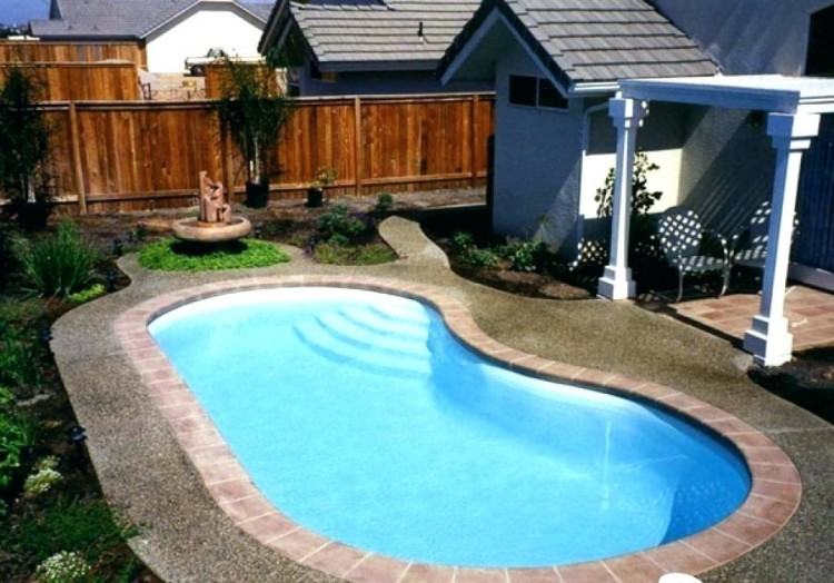 Architecture:Awesome Backyard Design With Modern Kidney Shaped Pool Feat  Small Fountain Also Concrete Pool Deck Near Small Patio Design Backyard