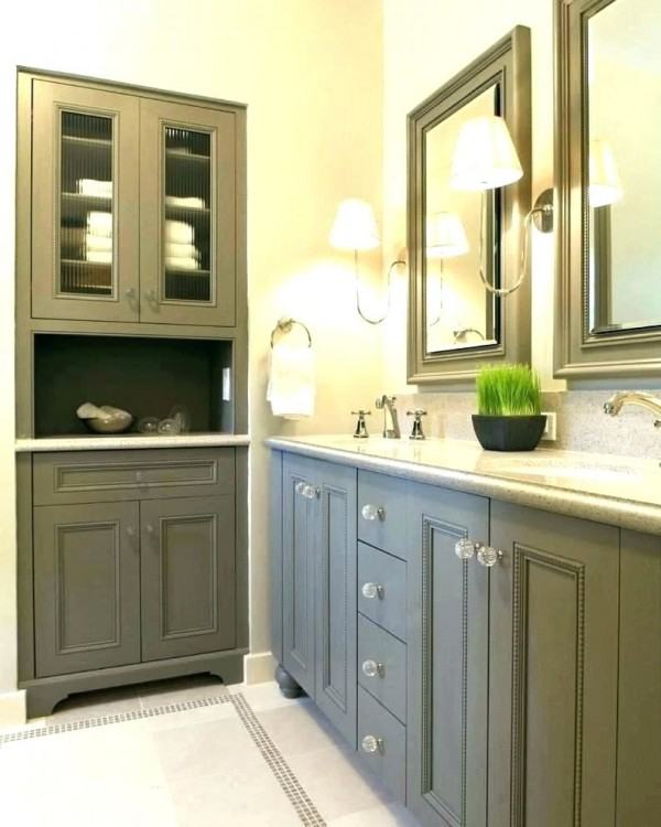 how to repaint bathroom cabinets