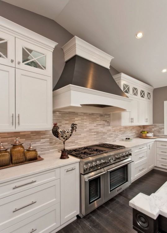 Full Size of Concrete Over Tile Backsplash Painted Cement Tiles Wet Bar Transitional  Kitchen Design Ideas