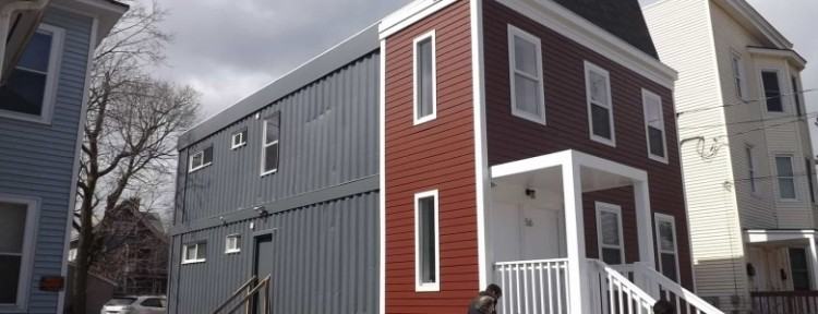 Modular homes made out of shipping containers