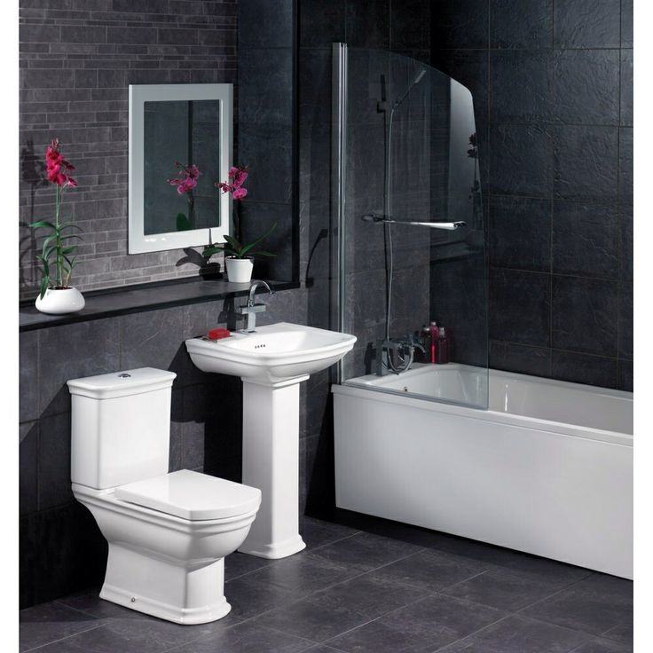textural black walls with industrial touches dark bathroom ideas grey