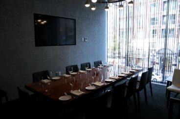 The BOATHOUSE also offers two formal, private dining rooms that can  accommodate up to 50 guests each, or can be combined together to make one  large room