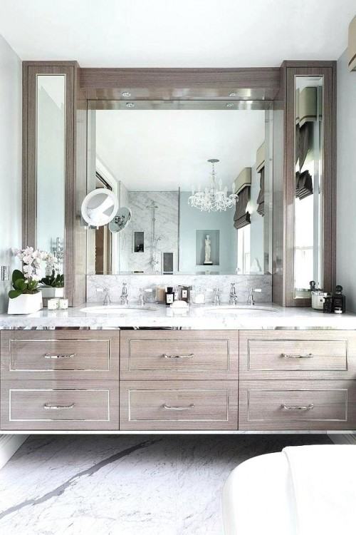 rustic bathroom sink ideas mirrors