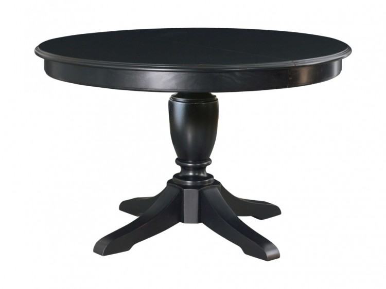 Camden Round/Oval Pedestal Dining Table By American Drew (Black Or