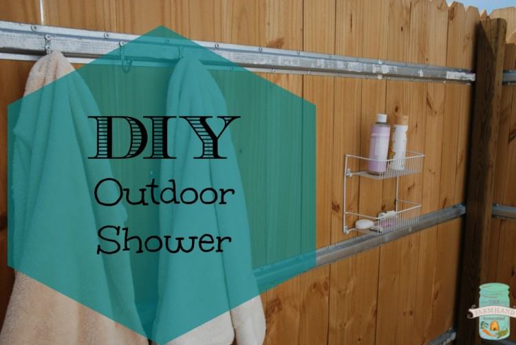 Outdoor shower enclosure for RV