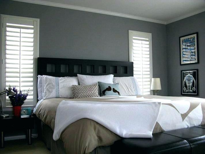 dark  brown bedroom