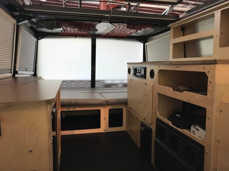 camper trailer  kitchen