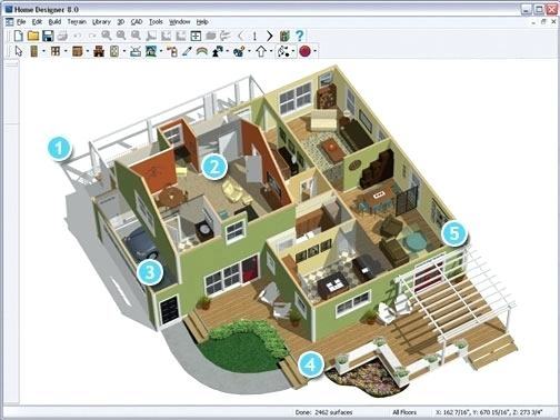 Example home design by Chief Architect Software