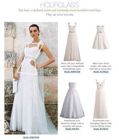 Finding the best wedding dress for your hourglass shape is easy if you  follow some simple guidelines