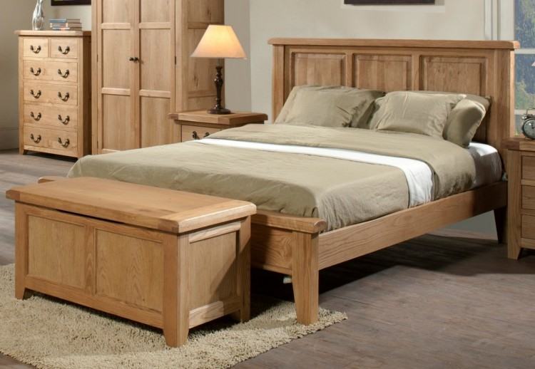 Full size of somerset oak wooden bed frame light wood beds split with  storage bedroom floor