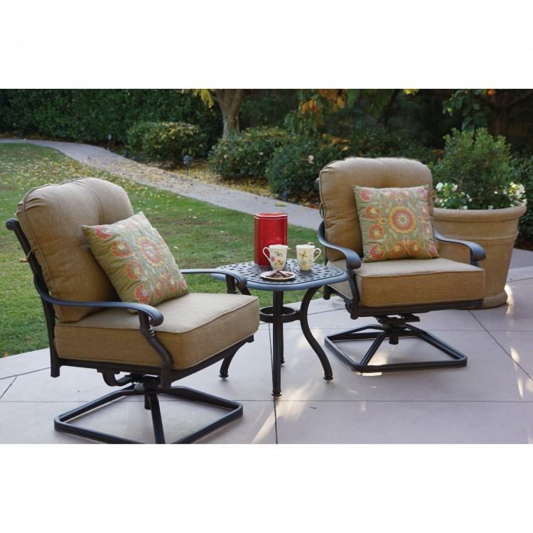 Fire Pit Chat Set  pertaining to Patio