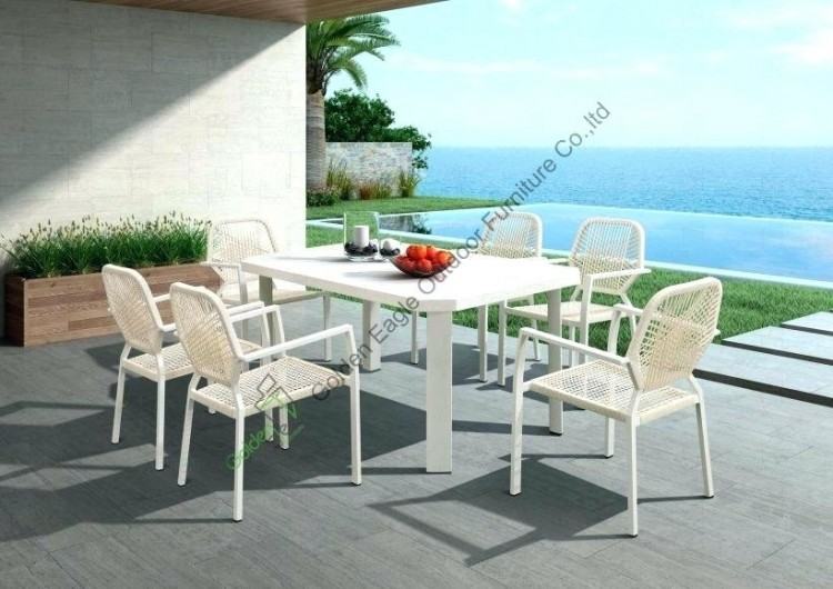 8 person patio table lovely dining set 5 cast aluminum sets kijiji cas