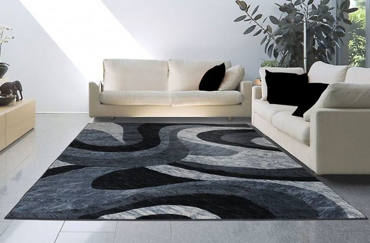 Put high fashion underfoot with a glam rug