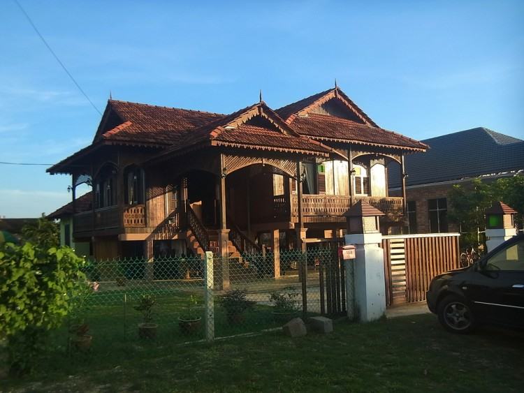 A traditional Terengganu Malay house