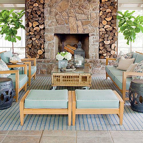 to your outdoor living space, take a look at the beautiful outdoor  fireplaces and fire pits below to gather design ideas for your own outdoor  hearth