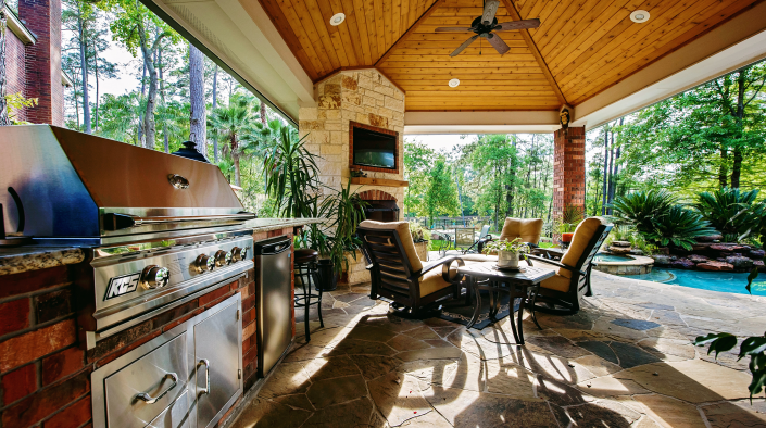 Nothing makes that as easy as an outdoor kitchen